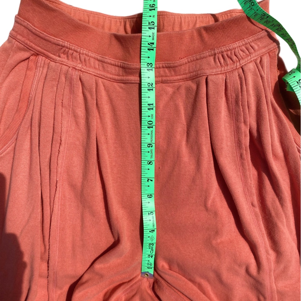 FP Movement Orange Rava Wide Leg Patchwork Terry Pants Medium - Picture 7 of 12